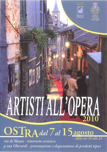 Volantino Artisti all'opera 2010 - Ostra